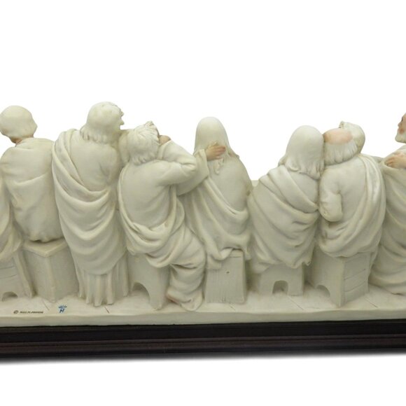 GIUSEPPE ARMANI Last Supper Sculpture Florence Italy 1983 Italy Vintage 23" Rare - Picture 4 of 14